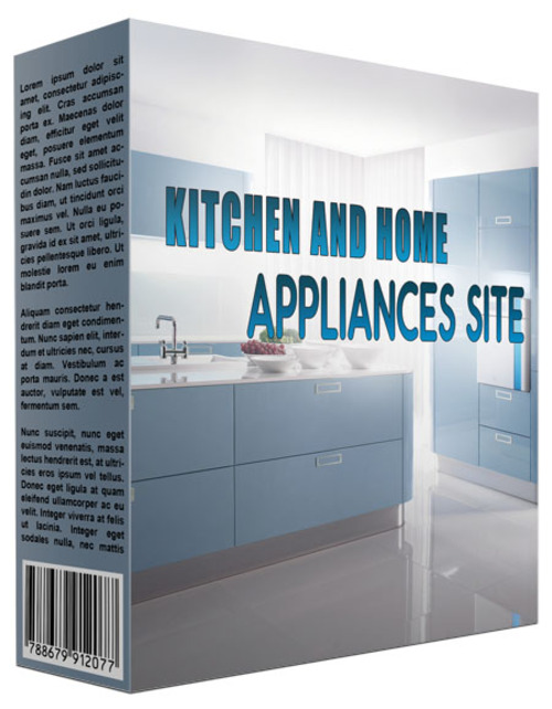 Product picture kitchen and home appliances site templates